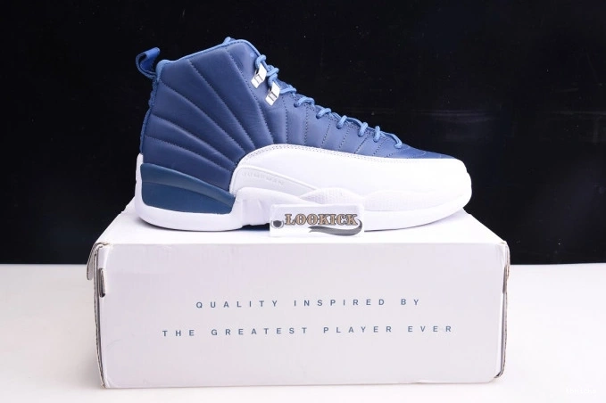 Cheap TBK Retro Stone Jordan 12 130690-404 Air Blue 0710
